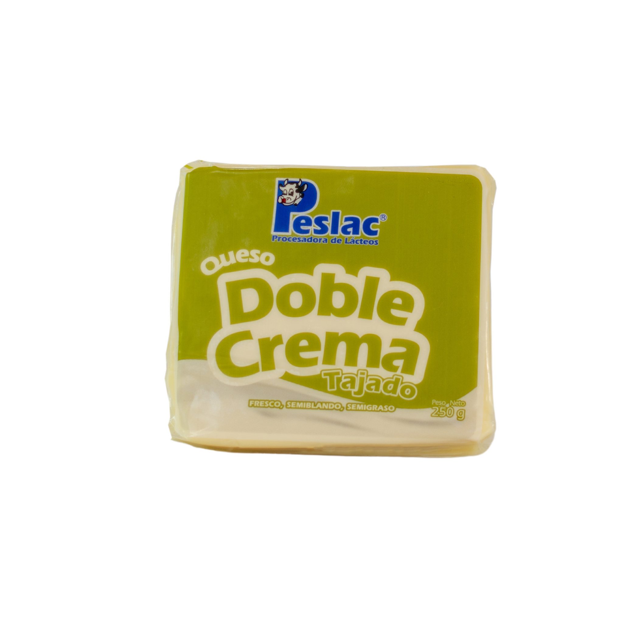 Queso doble crema tajado Peslac